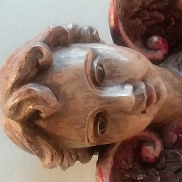 Rustic Medieval Inspired Angel Cherub - Picture 2 of 7